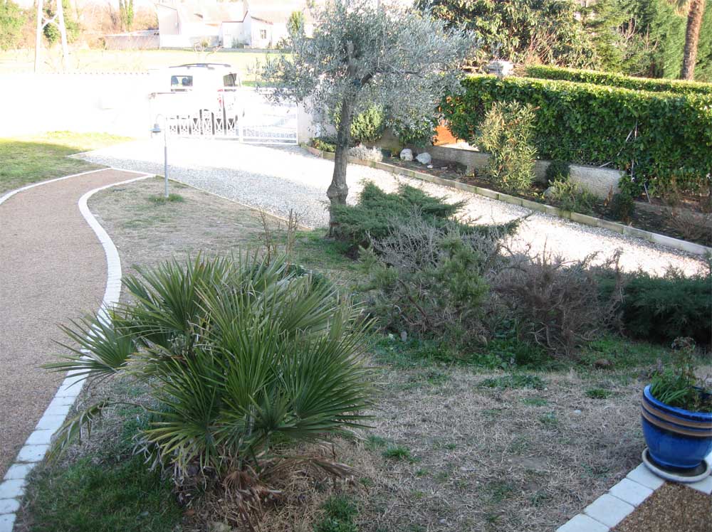 Talus avant restructuration - Les Jardins de Bastide