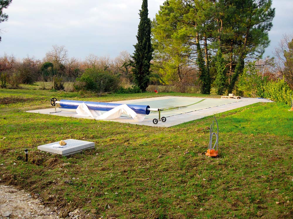 Amnagement paysager autour d'une piscine  Upie